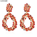 Cheapest Product Diamond - Encrusted Alloy Drop Earrings